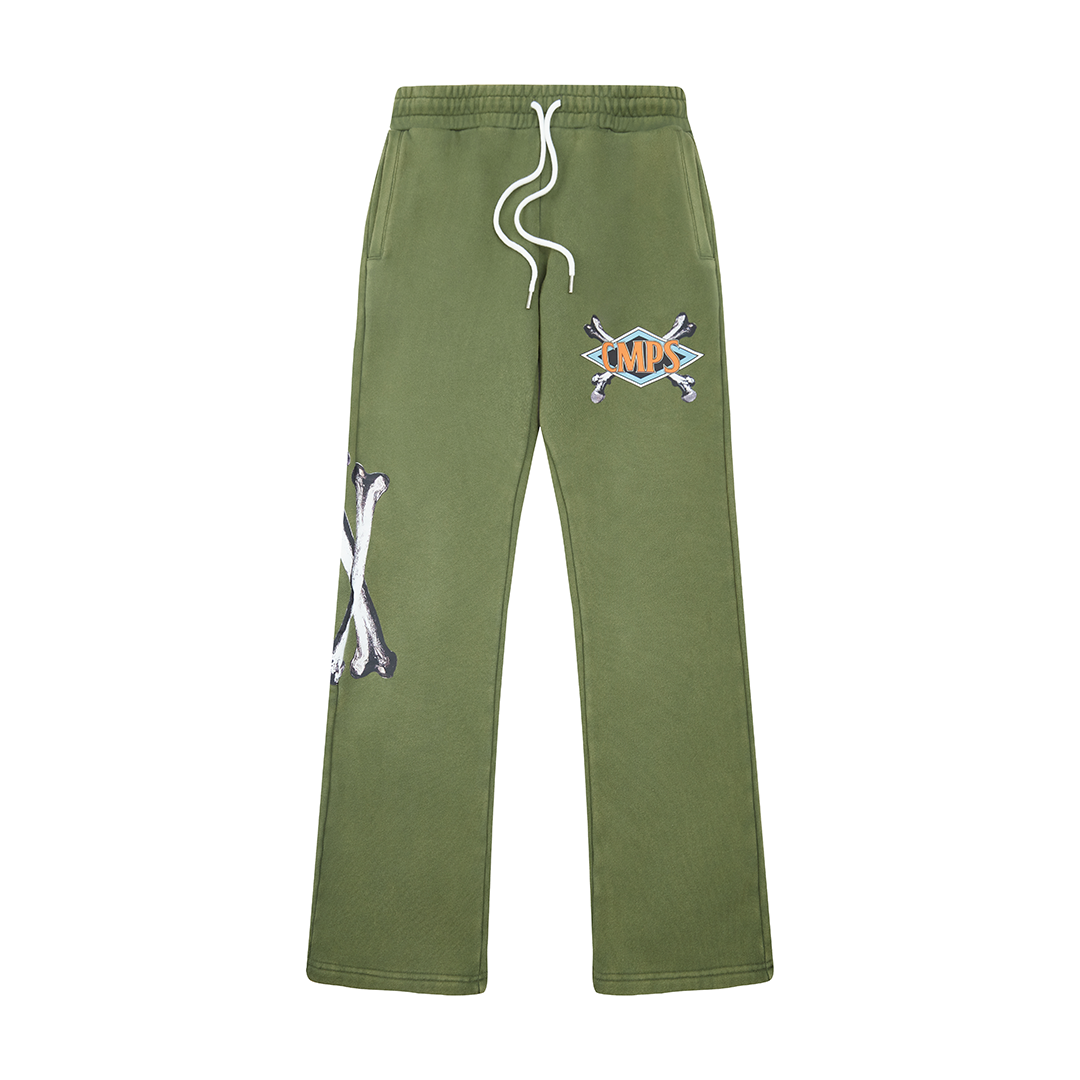 Dead End Flares Vintage Wash (Olive)